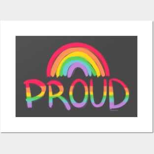 Proud Rainbow Posters and Art